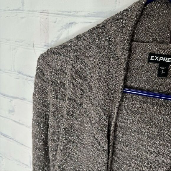 Express small brown sparkly cardigan - Picture 5 of 7
